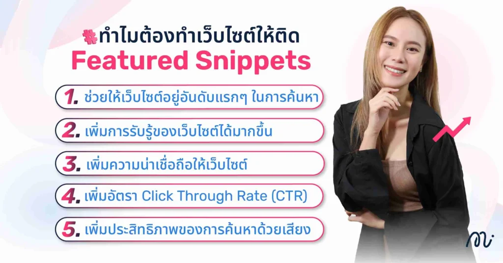 ทำไมต้องทำเว็บไซต์ให้ติด Featured Snippets