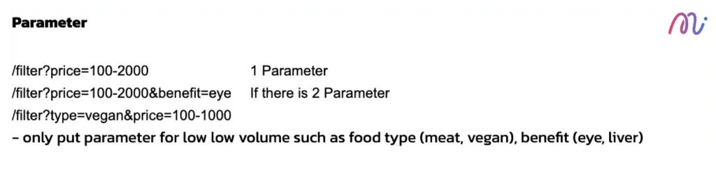 URL Structure - Parameter