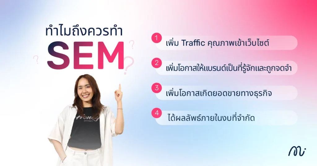 ทำไมถึงควรทำ SEM? กลยุทธ์ลับที่แบรนด์ใหญ่ใช้ดึงลูกค้าเข้าเว็บไซต์