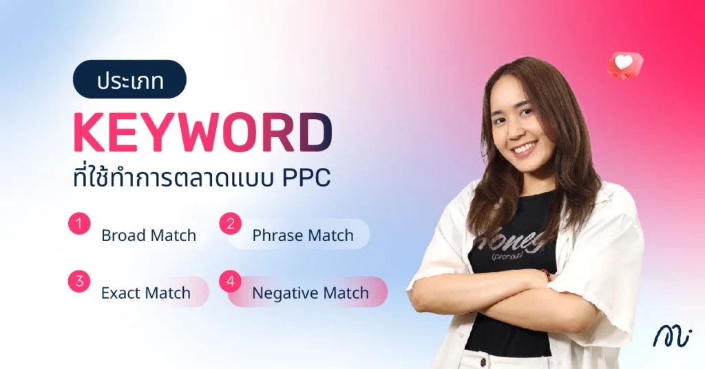 ประเภท Keyword ที่ใช้ทำการตลาดแบบ PPC