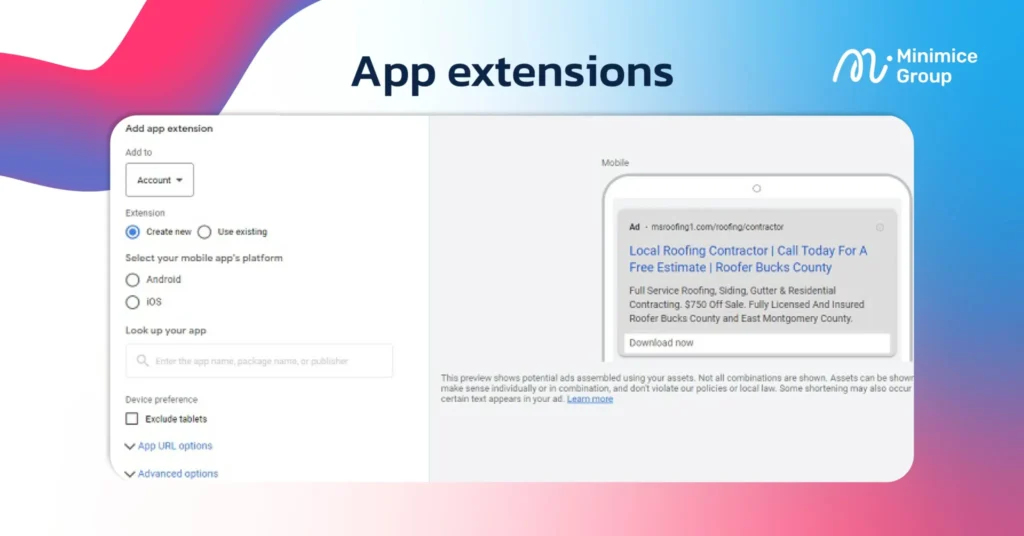 app extensions