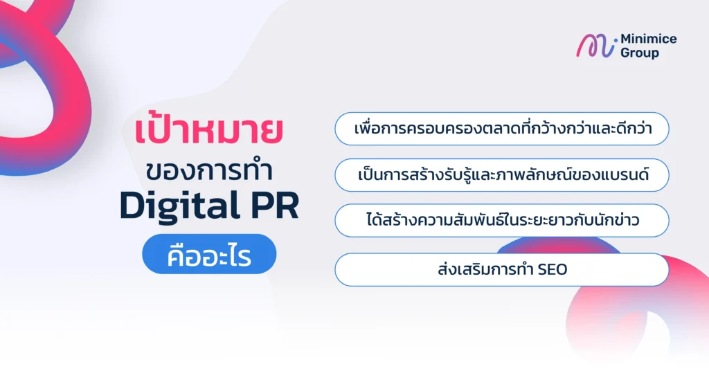 เป้าหมายการทำ digital pr