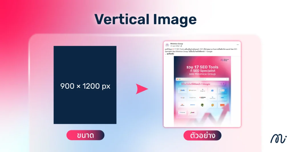 ขนาดรูป Facebook แนวตั้ง (Vertical Image)
