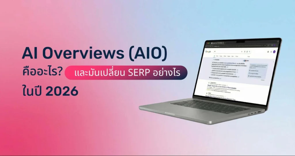 AI Overviews (AIO) คืออะไร? และมันเปลี่ยน SERP อย่างไรในปี 2026