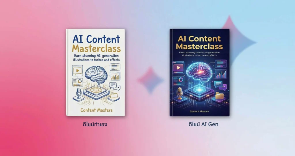 ออกแบบปกและเลย์เอาต์มือโปรด้วย AI Design Tools