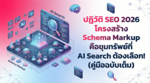 ปฏิวัติ SEO 2026 โครงสร้าง Schema Markup คือขุมทรัพย์ที่ AI Search ต้องเลือก! (คู่มือฉบับเต็ม)