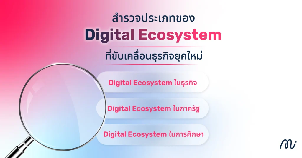 สำรวจประเภทของ Digital Ecosystem ที่ขับเคลื่อนธุรกิจยุคใหม่
