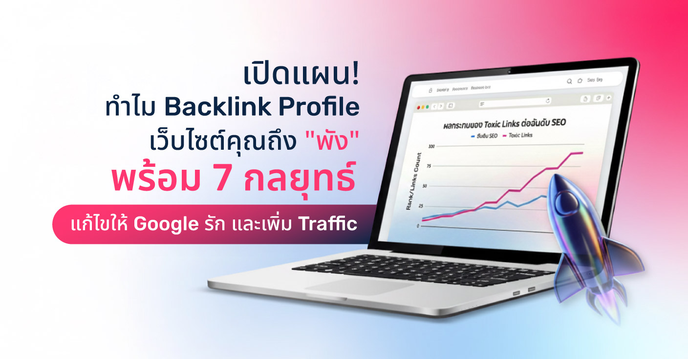 Backlink Profile เว็บไซต์พัง? รวมวิธีแก้ให้ Google รัก และ Traffic พุ่ง!
